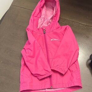 Columbia toddler girls switchback II rain jacket 2T pink